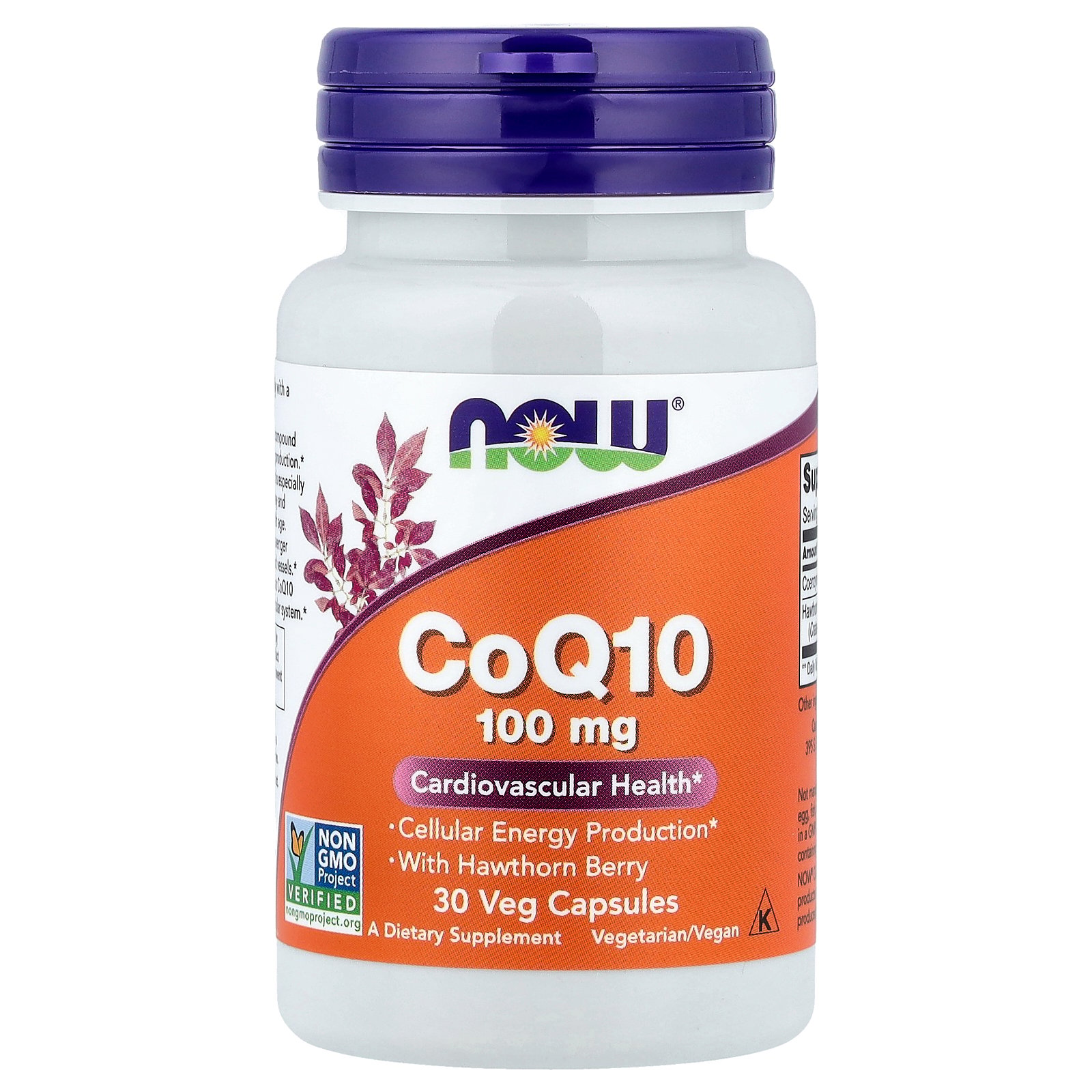 NOW CoQ10 100 mg - 30 Veg Caps