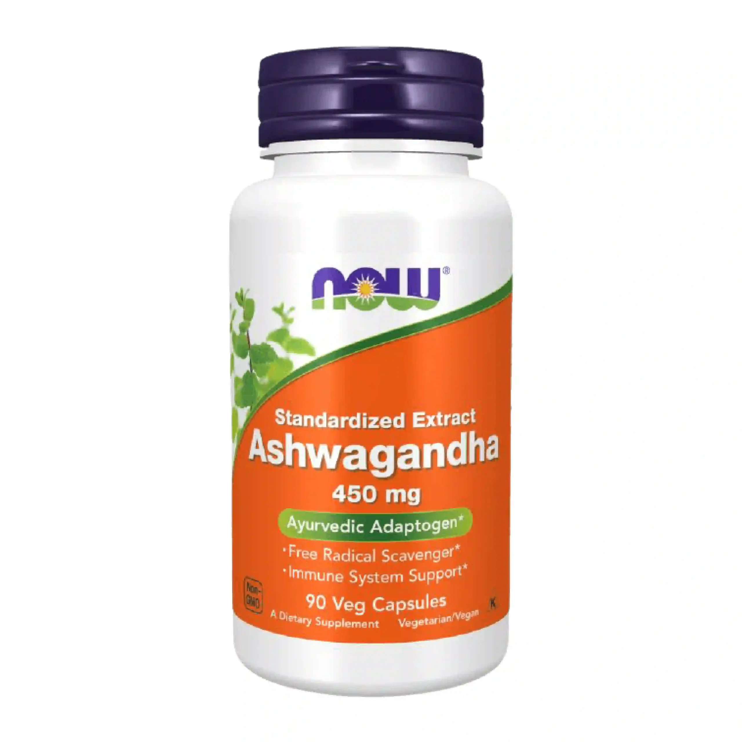 Now Ashwagandha 450mg 90 Veg Capsules