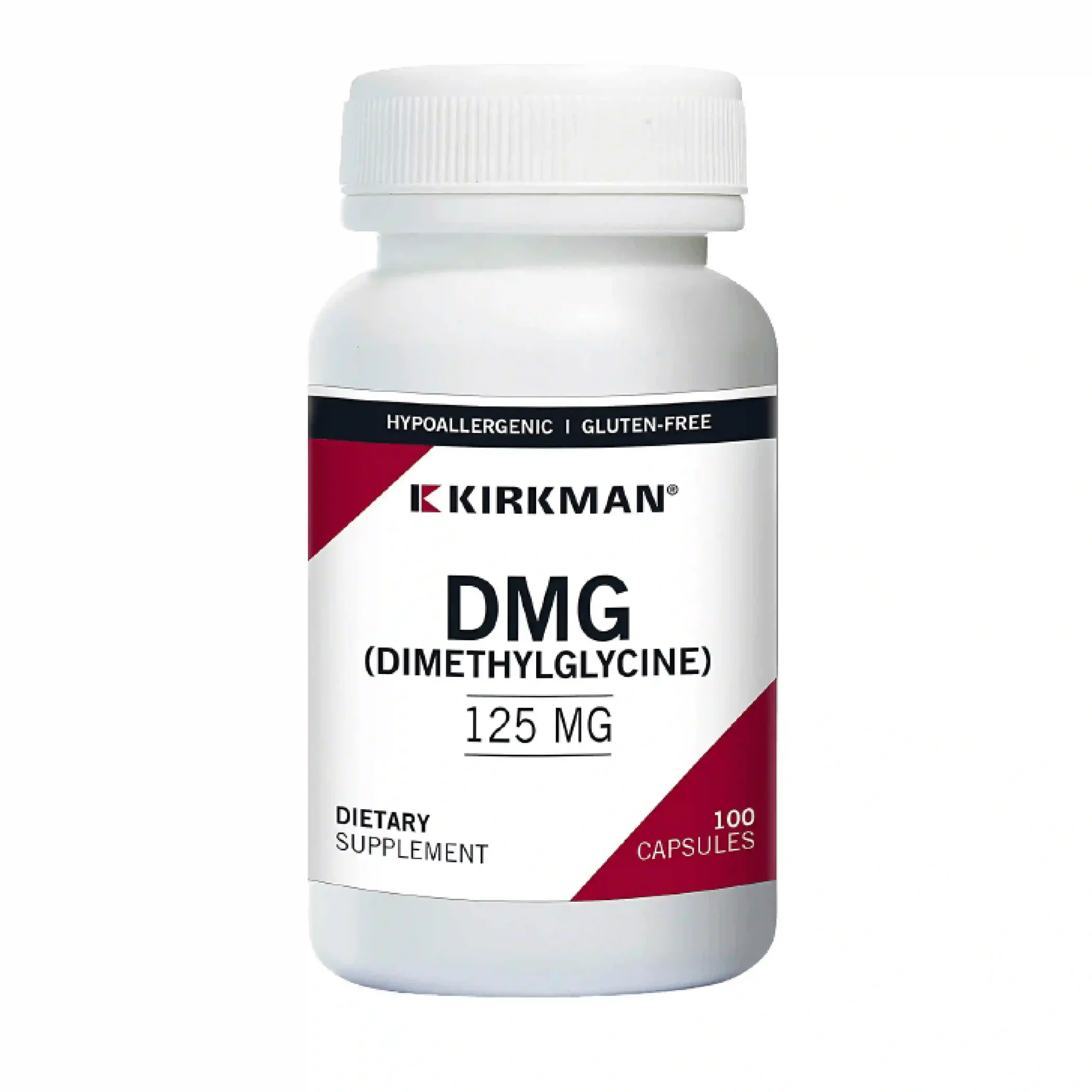 Kirkman DMG (Dimethylglycine) 125 mg -100 capsules
