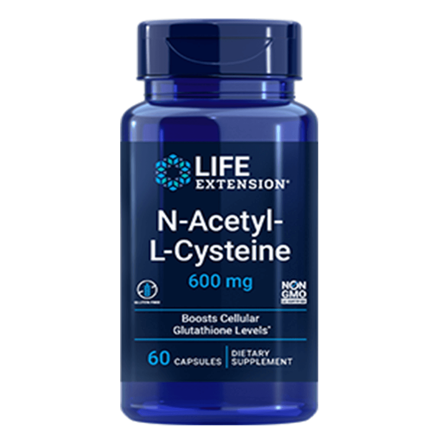 N-Acetyl-L-Cysteine, 600 mg, 60 capsules
