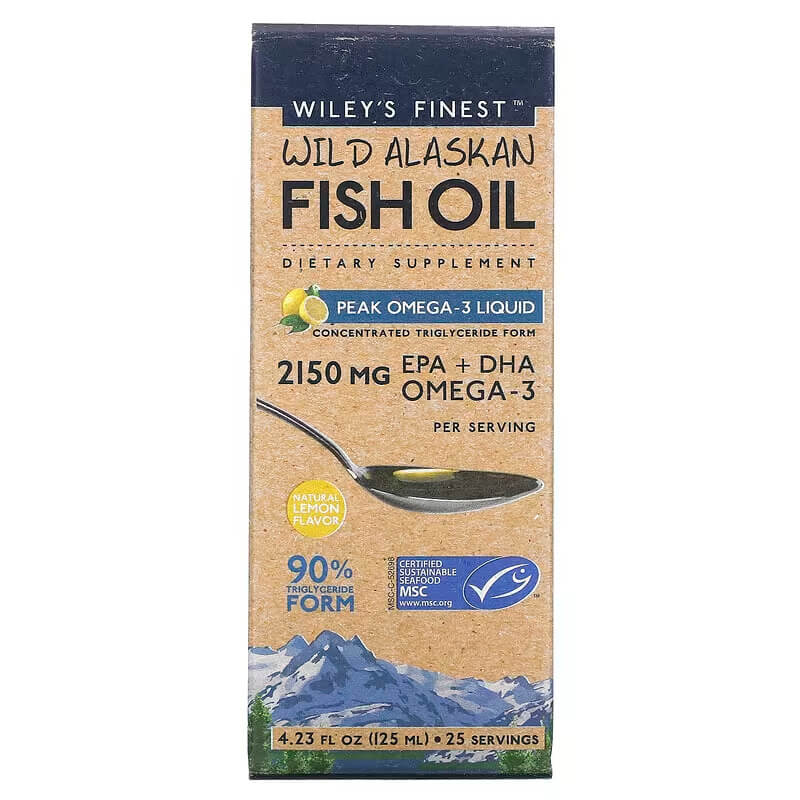 Wiley's Finest Wild Alaskan Fish Oil