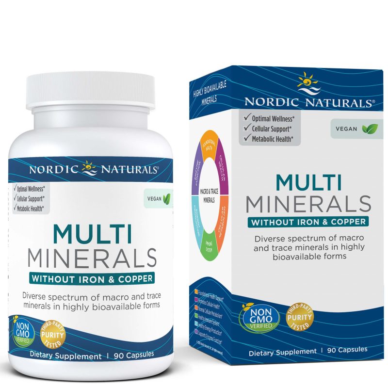 Nordic Naturals Multi Minerals without Iron & Copper 90Softgel