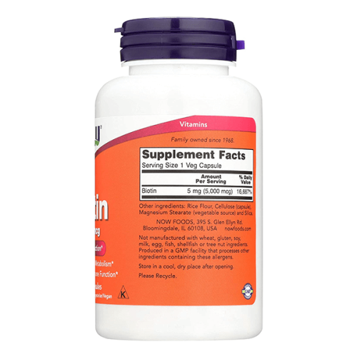 biotin 5000mcg facts