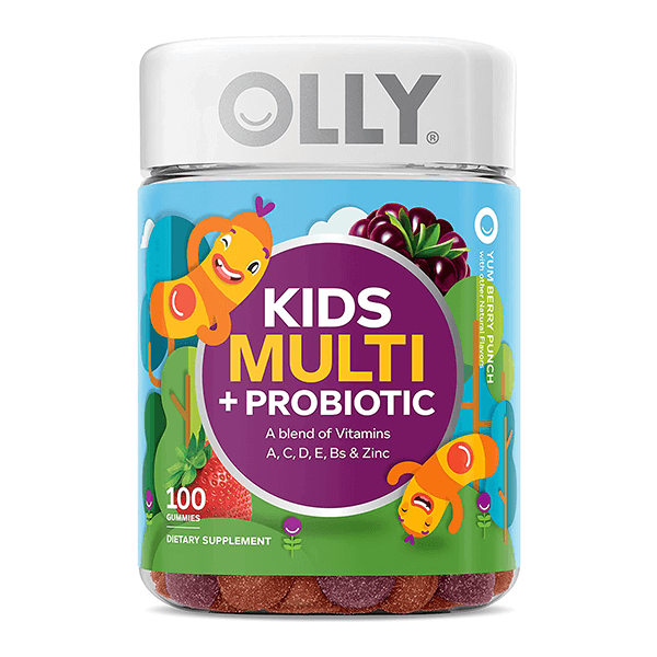 OLLY Kids Multivitamin + Probiotic Gummy, 100 caps
