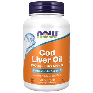 Cod Liver Oil, Extra Strength 1,000 mg
