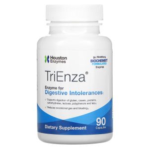 Houston Enzymes TriEnza Enzyme For Digestive Intolerances 90 Capsules facts