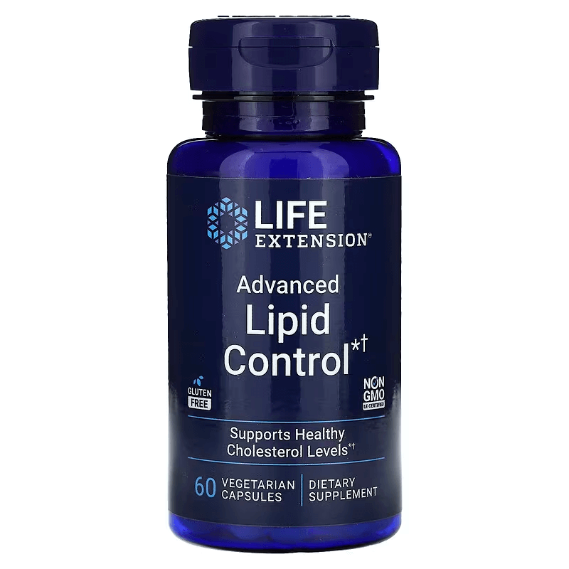 Life Extension, Advanced Lipid Control, 500 mg, 60 Vegetarian Capsules