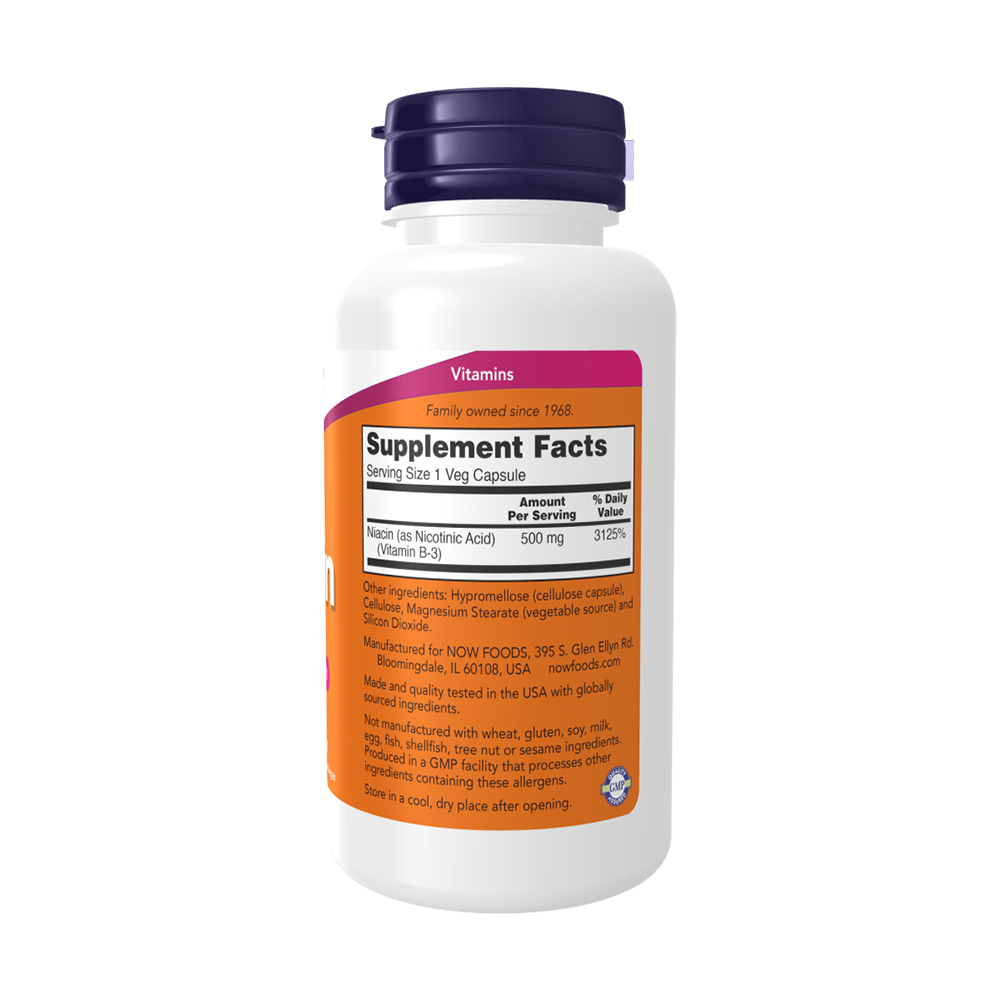 niacin 500mg facts