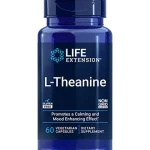 Life extension L-Theanine, 60 veg capsule
