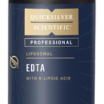 Quick Silver Liposomal EDTA with RLA 3.38 fl ozPowerful Multi-Metal Binder Due to the strength of this product, please consult with your healthcare practitioner to purchase. EDTA – Helps to bind difficult heavy metals such as lead, arsenic, and cadmium. Because EDTA is most effective when it can seek out metals on a cellular level, our liposomal delivery is designed to optimize cellular access and delivery. R-Lipoic Acid – Support EDTA by extending the activity of antioxidant vitamins C and E. This supports levels of CoQ10 and assists production of our master detoxifier, glutathione. Unsurpassed Absorption – Conventional oral EDTA supplements have low bioavailability. Liposomal delivery protects EDTA from GI breakdown and increase uptake and effect. Description: Bind metals and help promote their elimination from the body with this highly absorbable form of EDTA. Fast-acting liposomal absorption and added R-Lipoic acid help enhance the actions of EDTA.*