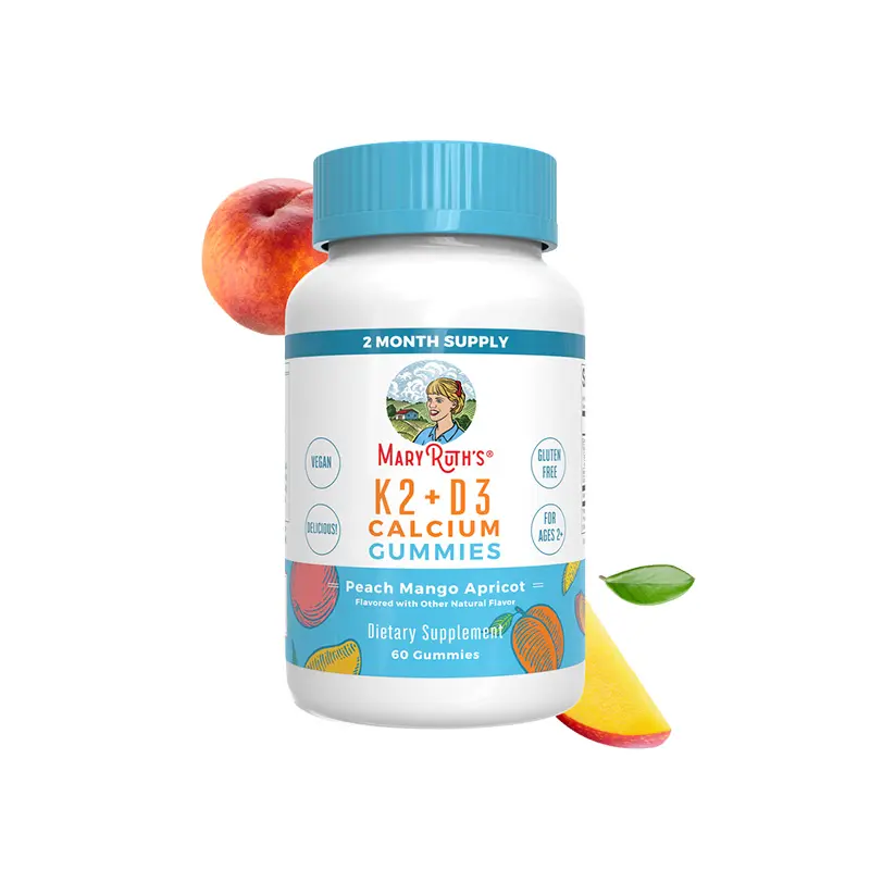 Mary Ruth's K2 + D3 Calcium 60 Gummies