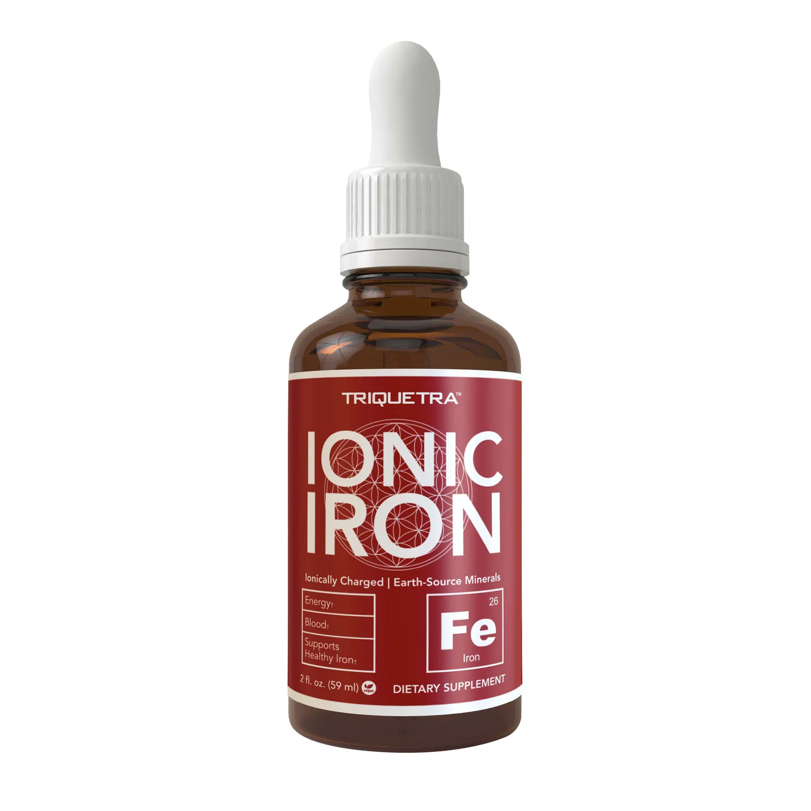 Triquetra Ionic Iron Liquid Supplement, 2 FL oz
