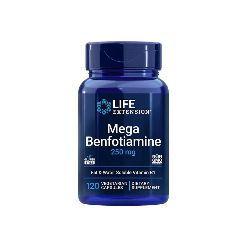 Life Extension Mega Benfotiamine 250 mg, 120 vegetarian capsules